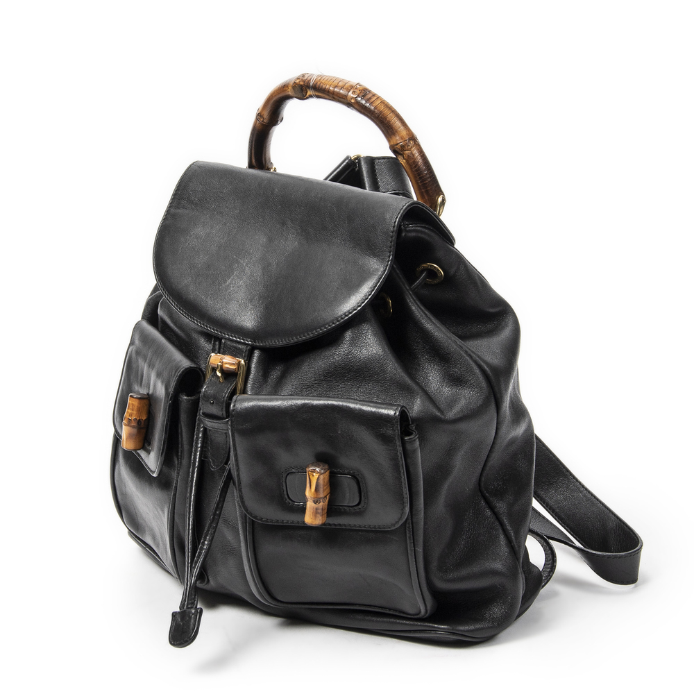 Gucci Large Bamboo Backpack - Picture 2 of 11